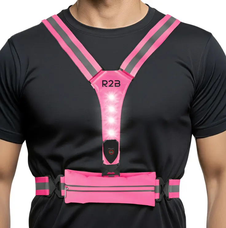 Hardloopvest met Opbergvak - Verlichting