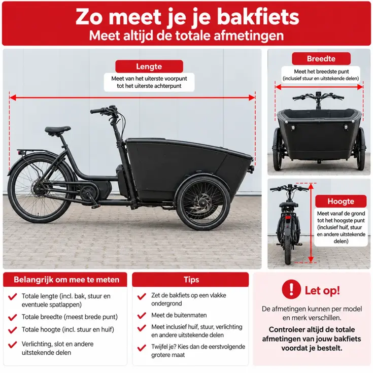 Bakfietshoes 245x105x125 cm