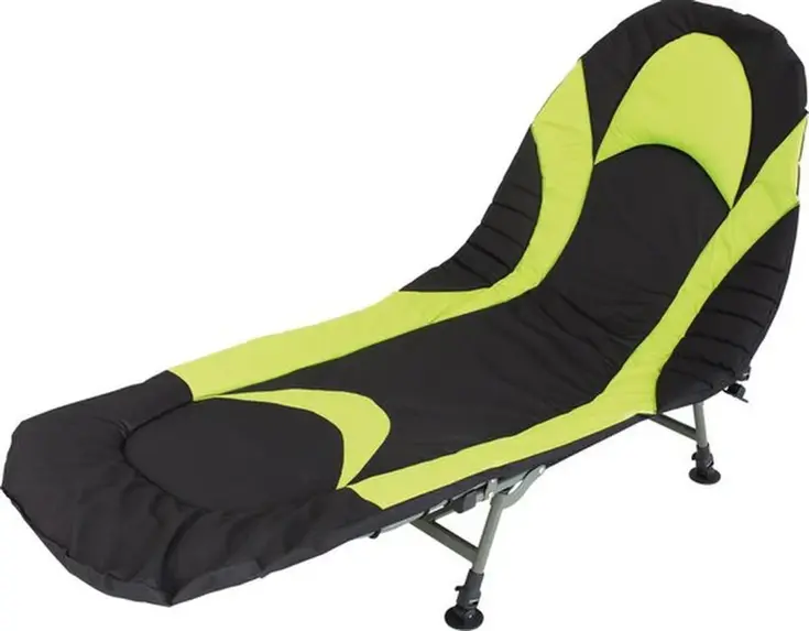 Eurotrail Kampeerbed Queen - Zwart/Lime