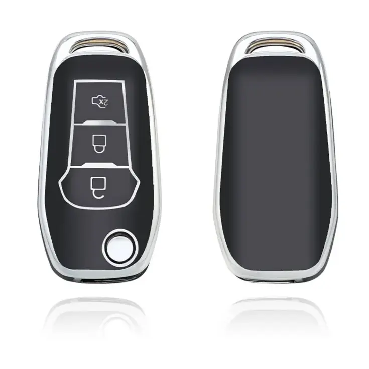 TPU Sleutelhoesje voor Ford zwart F3