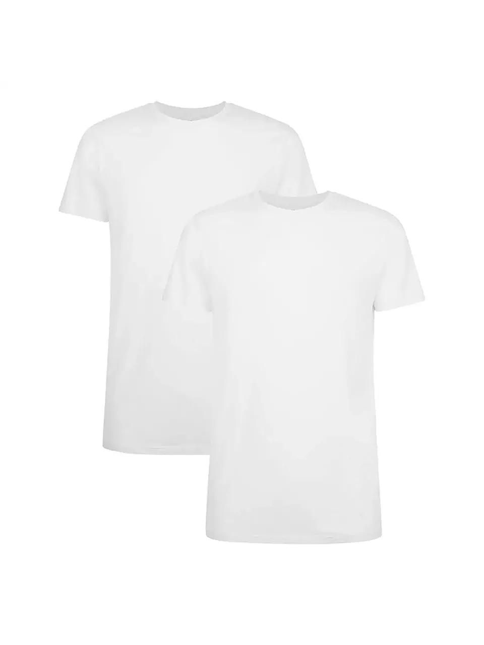 Bamboo Basics Ruben  T-shirts ronde hals 2-pack heren  Wit   S main product image