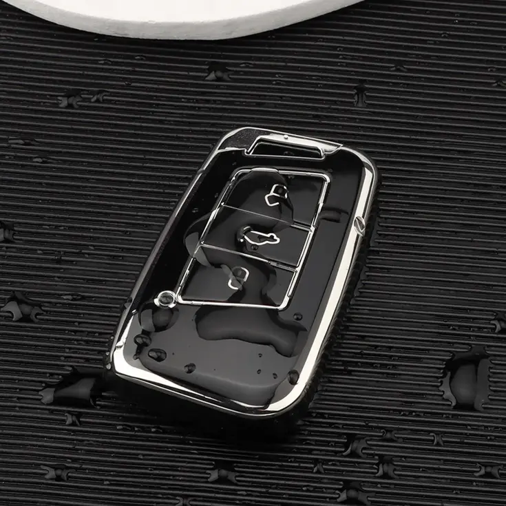 TPU Sleutelhoesje voor Volkswagen zwart D3