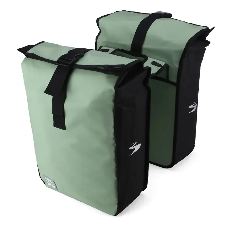 Fietstas Rolltop - Dubbel - Waterdicht