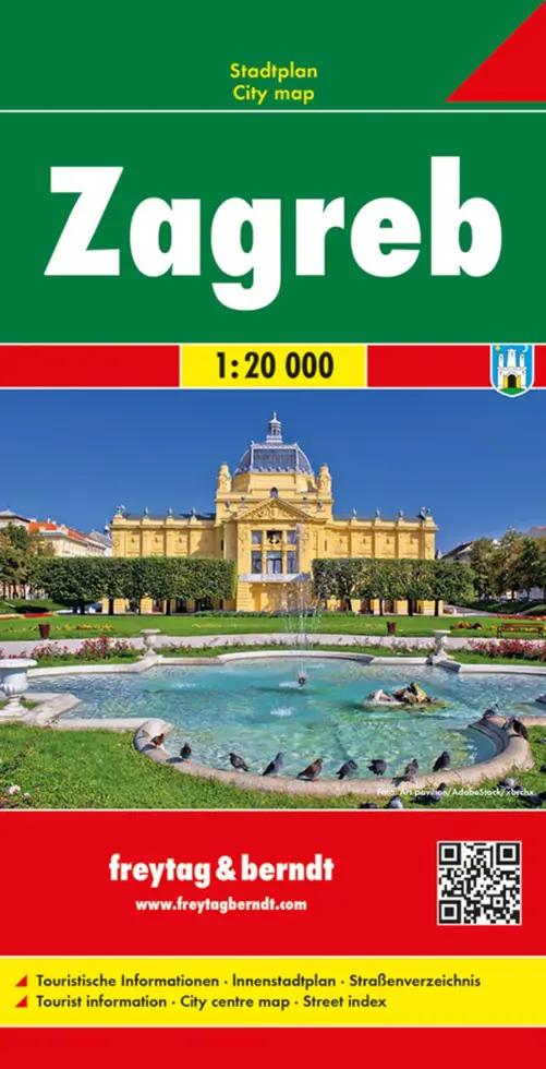 Stadsplattegrond Zagreb