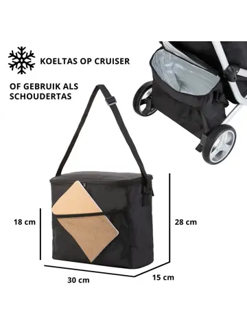 3 Wheel Boodschappenwagen 62L