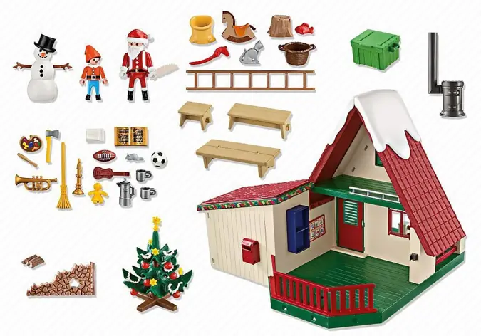 PLAYMOBIL® Bij De Kerstman Thuis 5976