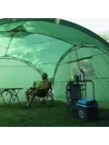 Zijpaneel met rits voor partytent Broof XL Shelter