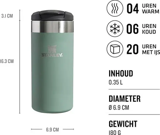 Stanley AeroLight - Thermosfles Shale 0.35L