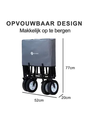 Packaway Opvouwbare Bolderkar 70KG