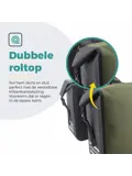 Voltano Dubbele Rolltop Fietstas 48 L
