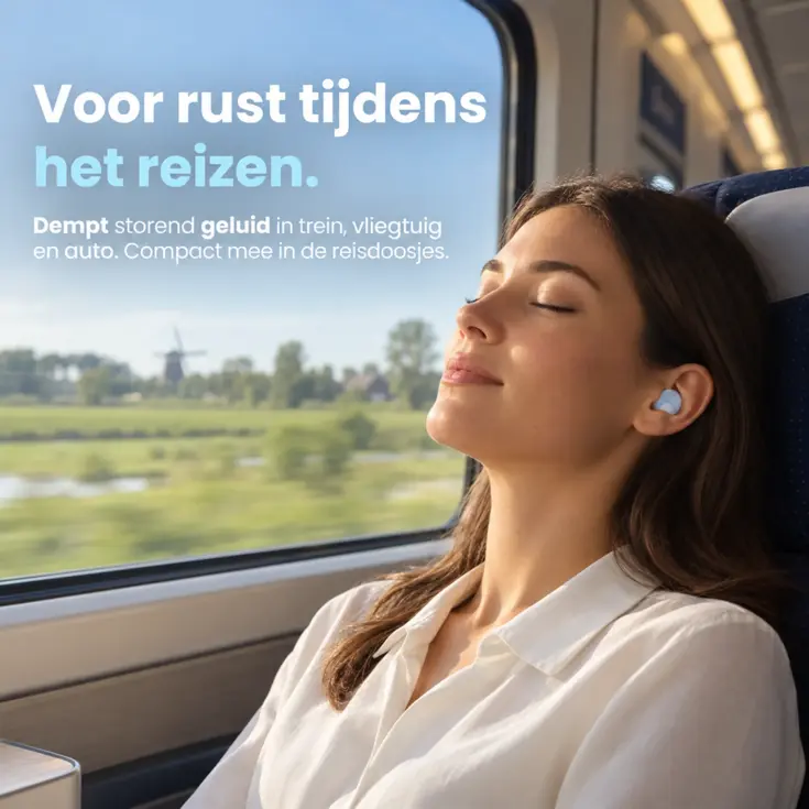 Siliconen Oordoppen Slapen & Reizen - 20 Stuks