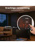 Slimme Paneelverwarmer -2000W - Zwart
