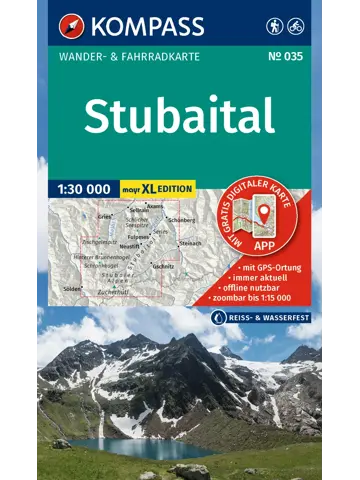 Wandelkaart WK035 Stubaital