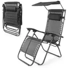 LifeGoods Opvouwbare Tuinstoelen - 2-pack