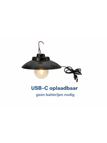 Camping Hanglamp Oplaadbaar – LED Sfeerlamp