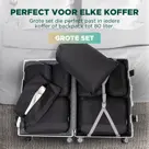 Remodius Packing Cubes Set 8-delig met Compressie