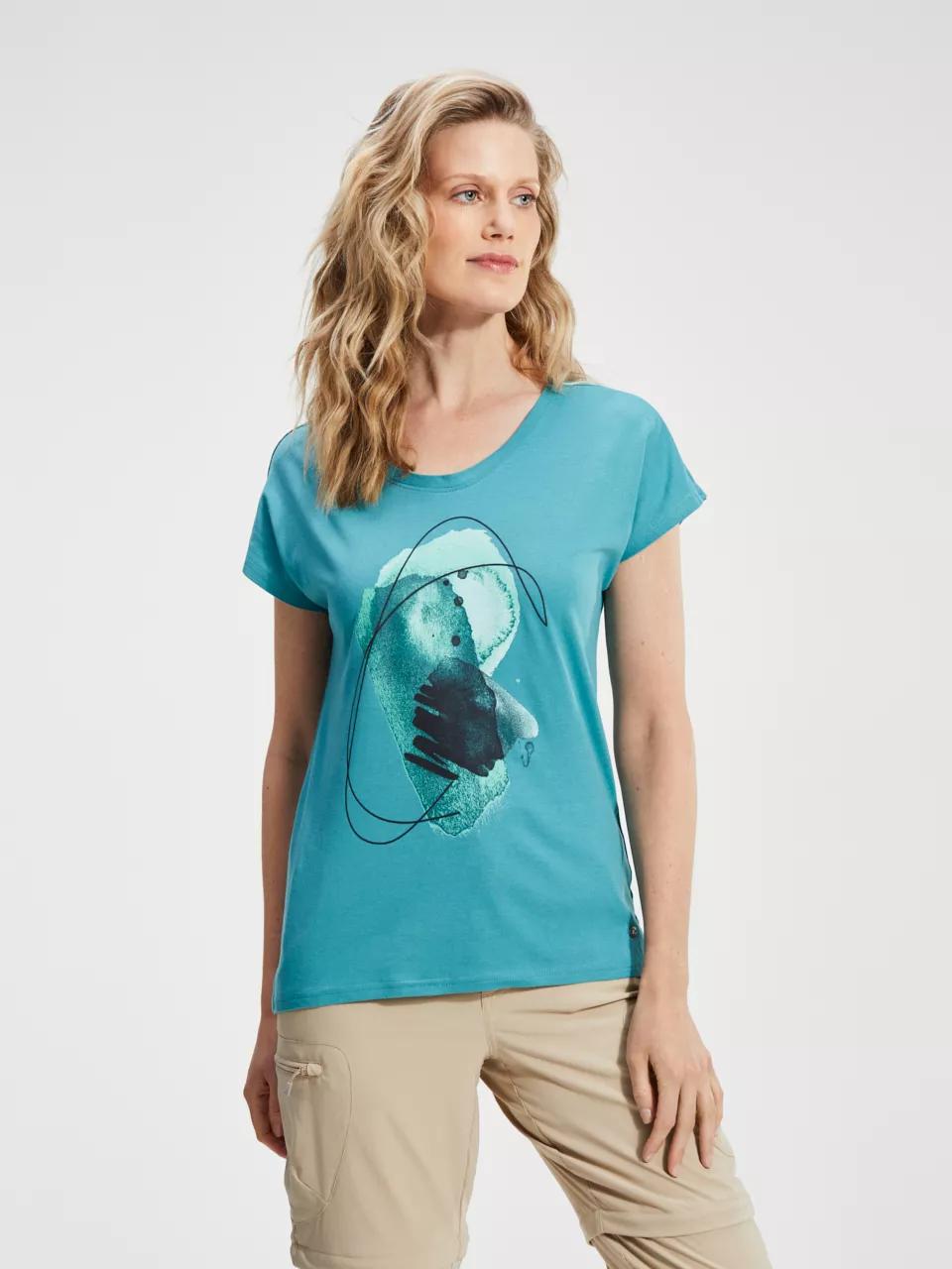 ANWB  Mundo  T-shirt dames  Zeegroen   S