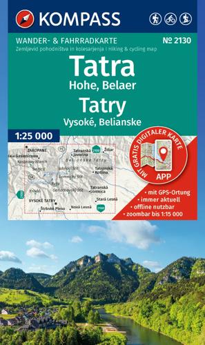 Wandelkaart WK2130 Hoge Tatra