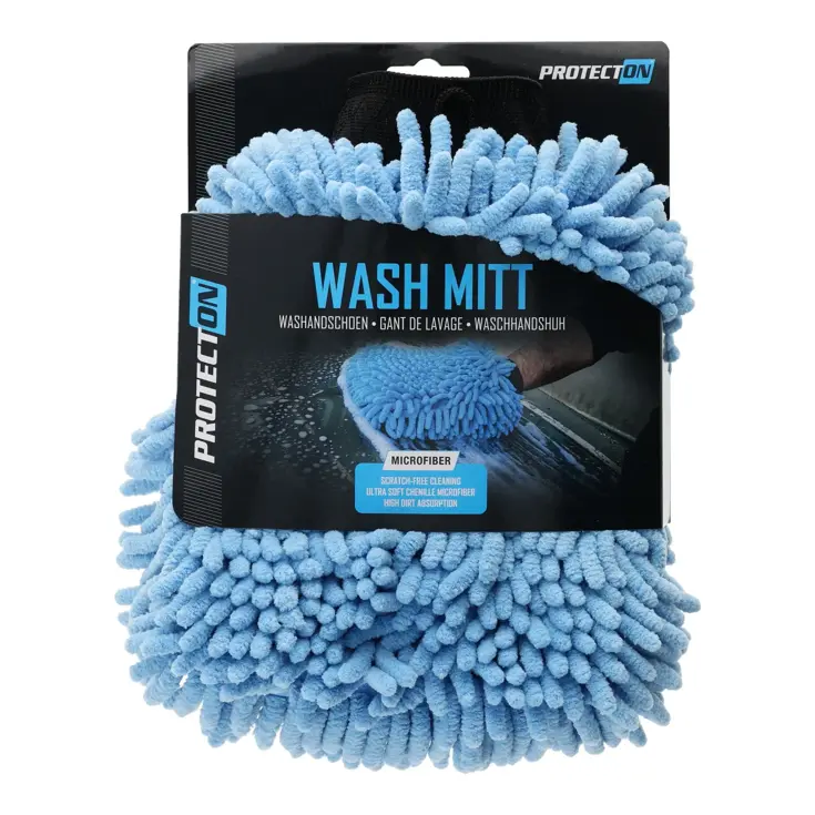 Chenille microvezel washandschoen voor auto