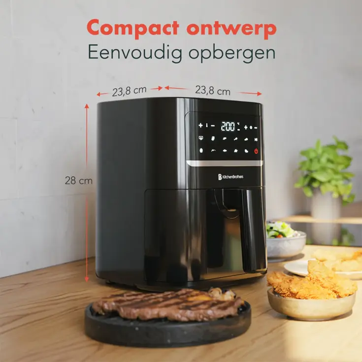 Airfryer – 3,3L – Zwart