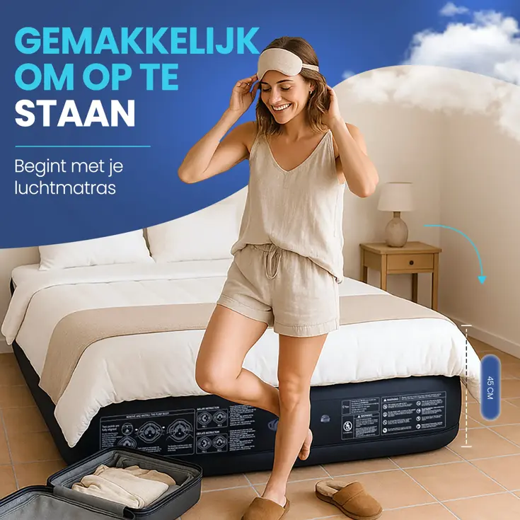 FLOAT Tweepersoons luchtbed - VersaVento