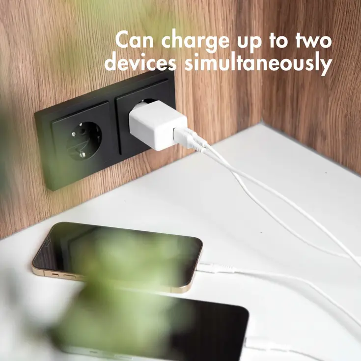 Oplader USB-C & USB - 20W