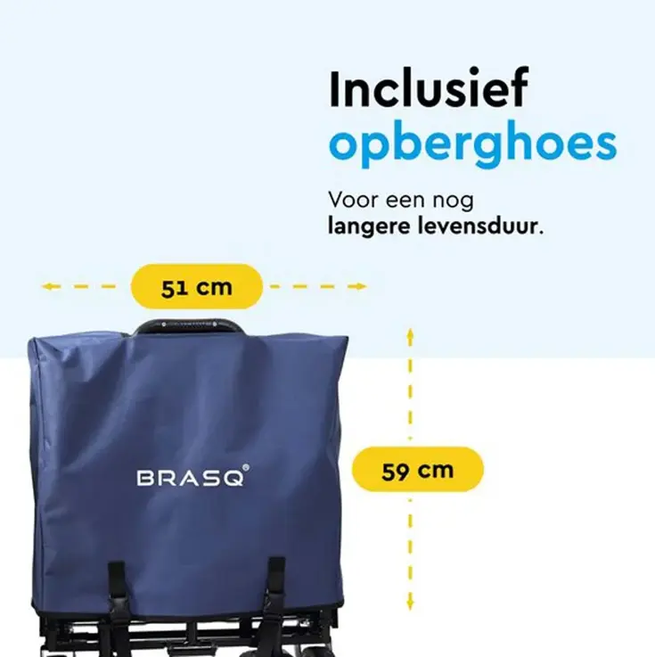 Bolderkar - Opvouwbaar - 80 KG