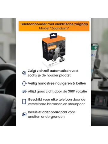 Telefoonhouder Auto - Elektrische Zuignap