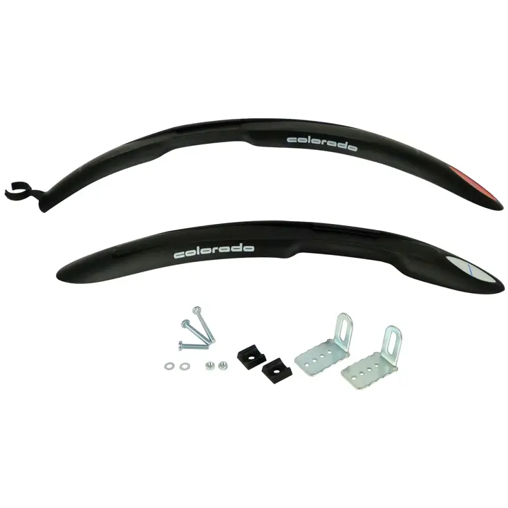 Spatbordenset MTB 24-26 inch, verstelbare beugel