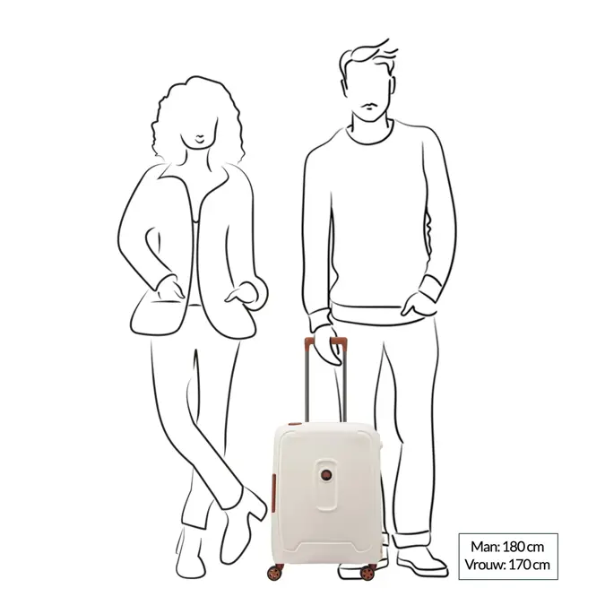 Delsey Moncey koffer / 36 L