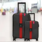 Kofferriem met cijferslot 180 cm – Rood