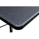 ERRO Klaptafel - 180cm - zwart - wicker