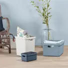 Sigma home - Opbergbox - 32L blauw - 4-delig