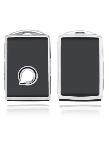 TPU Sleutelhoesje voor Volvo zwart,zilver VOLVO