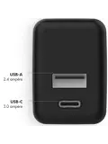 Oplader USB-C & USB - 20W