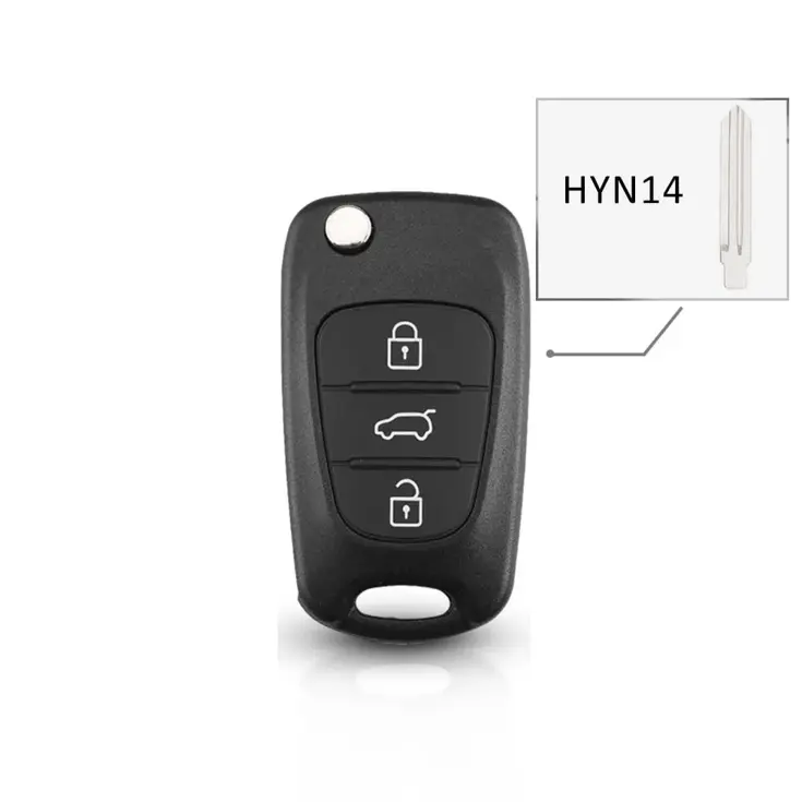 Klapsleutelbehuizing geschikt voor Hyundai/Kia