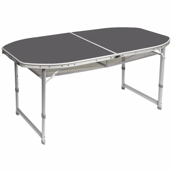 Bo-Camp Tafel Ovaal Koffermodel 150x80 cm