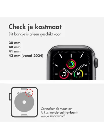 Bandje voor Apple Watch | 38/40/41/42 mm