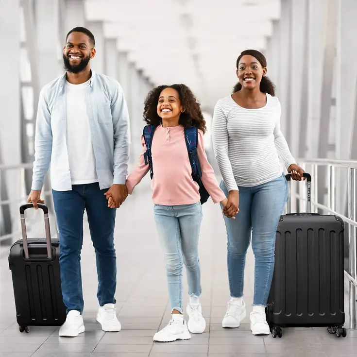 Kofferset – 2 Delig – 38L – Zwart