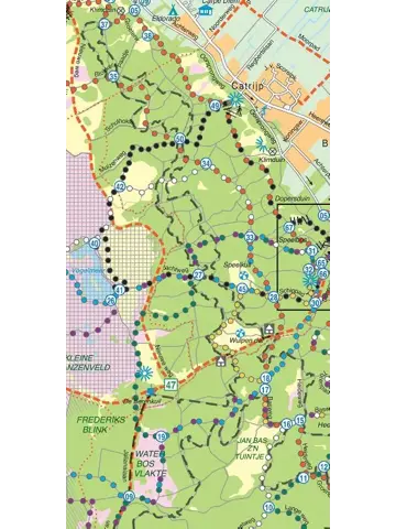Falk Regiokaart Schoorlse Duinen