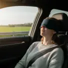 Slaapmasker Katoen - Donkerblauw - PurelyGoods