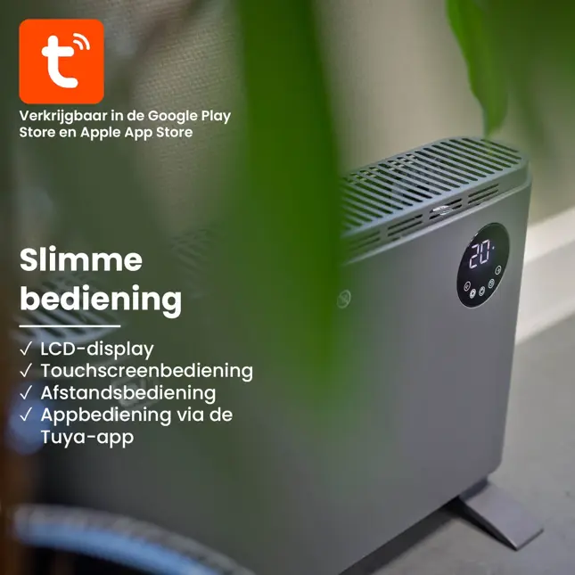Elektrische Kachel Convector met App