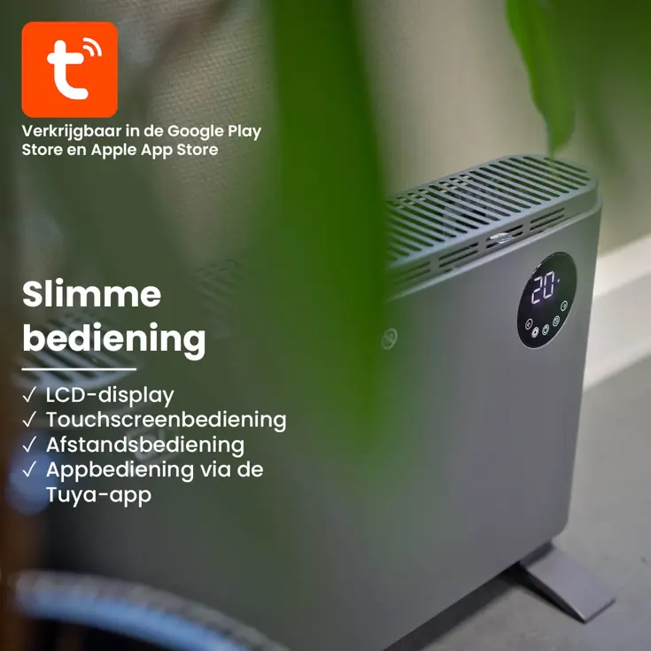 Elektrische Kachel Convector met App