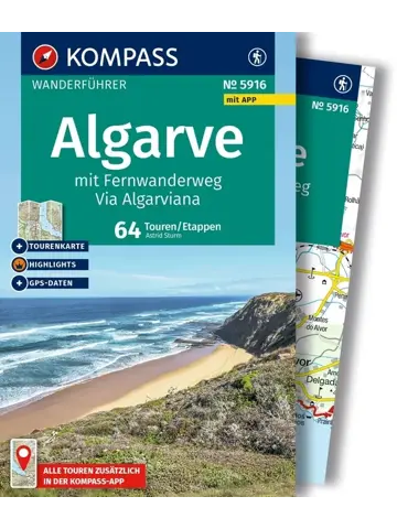 Wandelgids WF 5916 Algarve mit Via Algarv