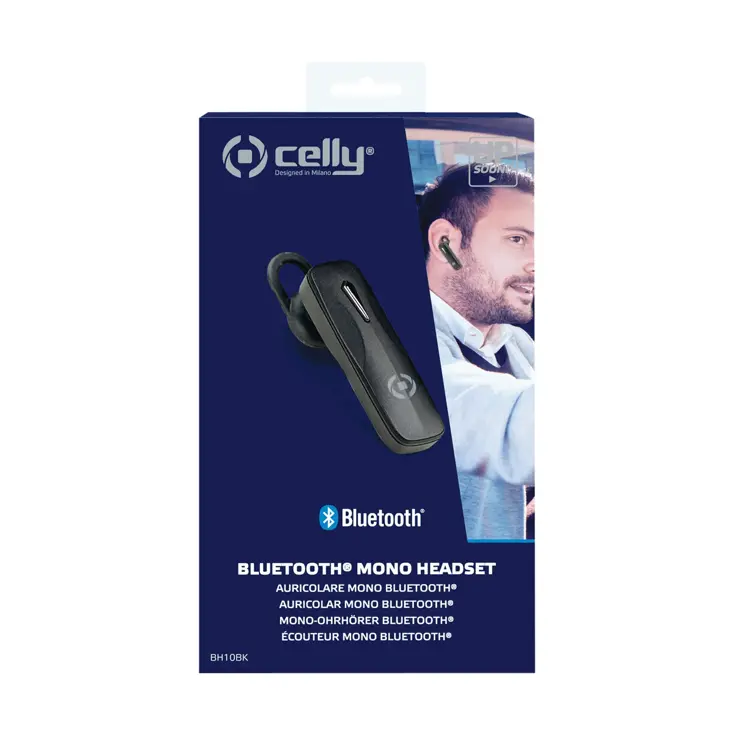 Celly Bluethooth Headset BH10BK Zwart