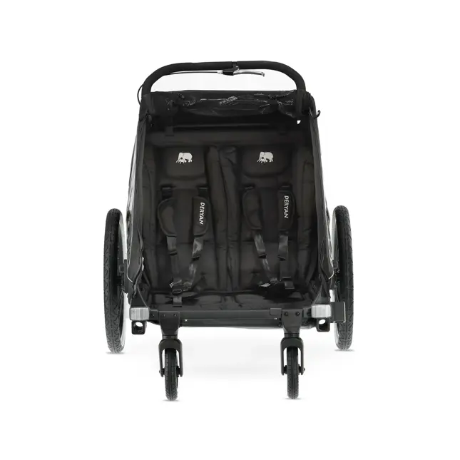 Luxe Fietskar V2 - 3-in-1 - Hardloopkinderwagen
