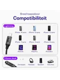 Ease 3.5mm Aux naar Lightning Koppelstuk