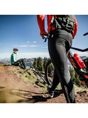 Fietsbroek met bretels WS heren