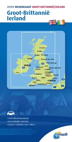ANWB Wegenkaart Groot-Brittannie-Ierland