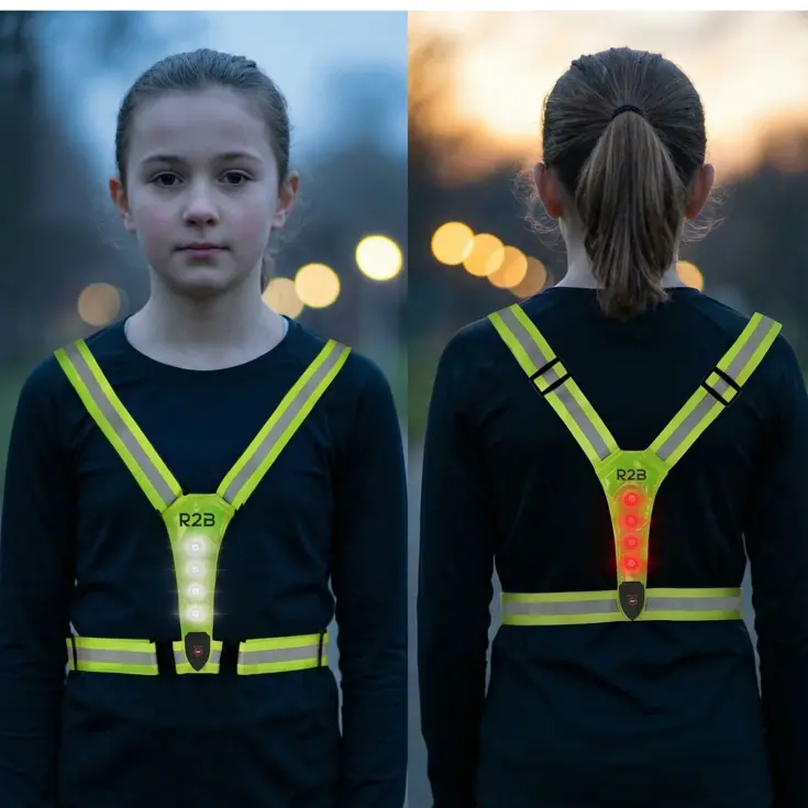 Hardloopvest met Verlichting voor Kinderen